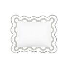 Matouk Mirasol Silver Boudoir Sham - 12x16", 3" Flange