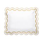 Matouk Mirasol Honey Standard Sham - 21x27", 3" Flange