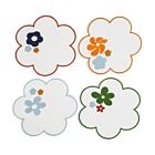 Misette Floral Embroidered Coaster Set/4