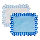  Misette Jardin Scalloped Reversible Placemat Blue