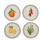 Misette Still Life Embroidered Coaster Set/4