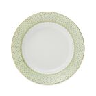 Mottahedeh Lace Apple Green Rim Soup Plate