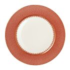 Mottahedeh Lace Charger Red