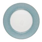 Mottahedeh Lace Charger Turquoise