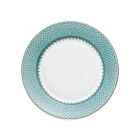 Mottahedeh Lace Green Dessert Plate