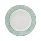 Mottahedeh Lace Green Rim Soup Plate