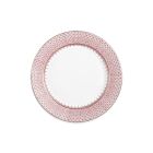 Mottahedeh Lace Pink Bread & Butter Plate