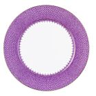 Mottahedeh Lace Plum Charger Plate