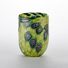 Murrine Glass Tumbler Green