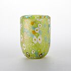 Murrine Glass Tumbler Lime