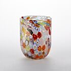 Murrine Glass Tumbler Millefleur