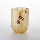 Murrine Glass Tumbler Yellow