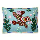 Nathalie Lete Pillow Bird Blue 26x36"