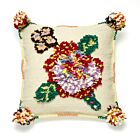 Nathalie Lete Pillow Flower Ecru 20"