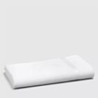 Matouk Nocturne White King Flat Sheet - 114x112"