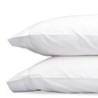 Matouk Nocturne White King Pillowcase/Single - 21x41"