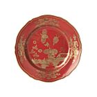 Ginori Oriente Italiano Rubrum Gold Rim Dessert Plate