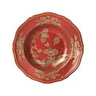 Ginori Oriente Italiano Rubrum Gold Rim Soup Plate