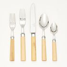 French Flatware Oslo Boxwood Stainless 5-Piece Setting