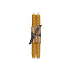 Greentree Home Rope Natural Taper Pair 10"