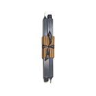 Greentree Home Square Gray Taper Pair 12"