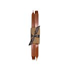 Greentree Home Square Terracotta Taper Pair 12"