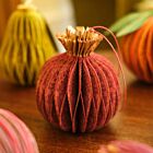Paper Ornament Honeycomb Pomegrante