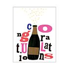 Paste Stationery Congratulations with Champagne Card