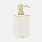 Pigeon & Poodle Bradford White & Gold Soap Pump