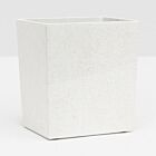 Pigeon & Poodle Callas White Wastebasket