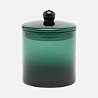 Pigeon & Poodle Glass Darby Canister Smokey Green Large