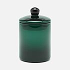 Pigeon & Poodle Glass Darby Canister Smokey Green Medium
