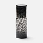 Pigeon & Poodle Glass Faro Carafe Black Leopard