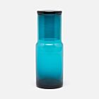 Pigeon & Poodle Glass Faro Carafe Dark Turquoise