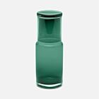 Pigeon & Poodle Glass Faro Carafe Smokey Green