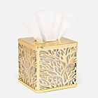 Pigeon & Poodle Lynn Matte Gold Tissue Box