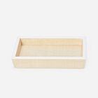 Pigeon & Poodle Maranello Beige Abaca & White Resin Soap Dish