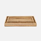 Pigeon & Poodle Sumter Natural Set/2 Nested Trays
