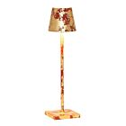 Poldina Micro Gold Leaf Crackle Red Lamp