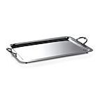 Polished Nickel Steel & Brass Tray Large