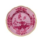 Ginori Oriente Italiano Porpora Gold Rim Dinner Plate