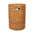 Rattan Hamper with Cotton Liner & Lid