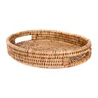 Rattan Oval Vanity Tray