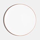 Richard Brendon Line Burnt Orange Coupe Dinner Plate
