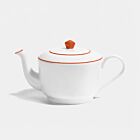 Richard Brendon Line Burnt Orange Teapot Medium