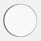 Richard Brendon Line Matte Black Coupe Dinner Plate