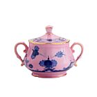 Ginori Oriente Italiano Azalea Gold Rim Sugar Bowl