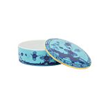 Ginori Oriente Italiano Iris Gold Rim Box