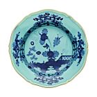 Ginori Oriente Italiano Iris Gold Rim Charger