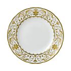 Royal Crown Derby Darley Abbey White & Gold Dinner Plate